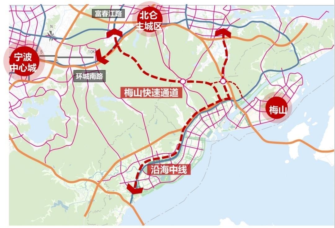 宁波梅山岛规划图揭晓，塑造未来城市新地标