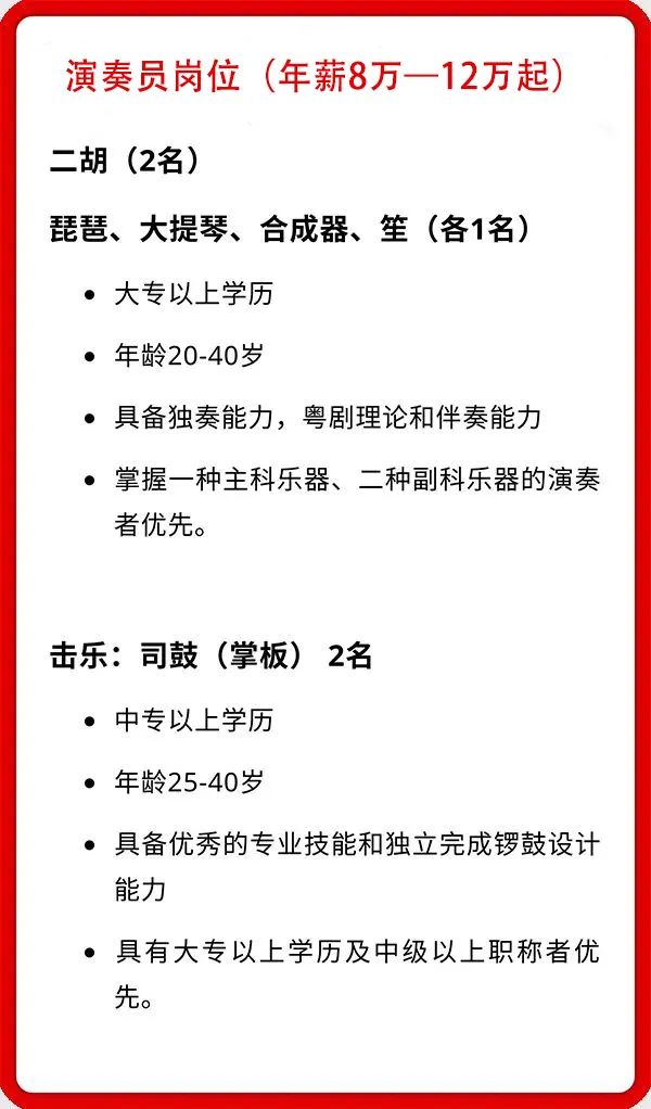 鲤城区剧团最新招聘信息与详细介绍速递